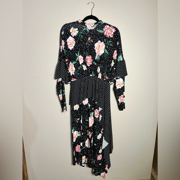 ASOS Mixed Print Deconstructed Tea Dress in Size 10 - Picture 2 of 8